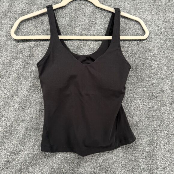 lululemon athletica Tops - Lululemon Tank Top Womens 2 Align Black Cami Built in Bra Sleeveless Athleisure